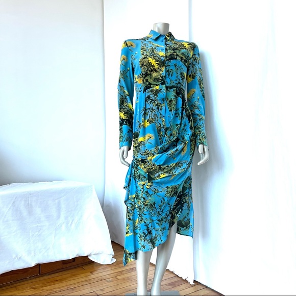 TOPSHOP floral Shirt Dress - Picture 8 of 16
